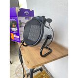 Auhma Fanlı Isıtıcı Elektrikli 3000W Fan 2.5 kg 27X17X28.5 cm Gri Renk Isıtıcı Havayı Kurutmaz