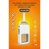 Aukes Raket + Sinek Öldürücü Cız Sarjlı