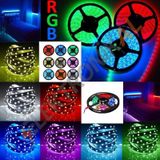 Aukes Rgb Şerit Led 5M Silikonlu Dış / İç Mekan