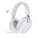 Aula A500 Hybrid Anc 2.4ghz Kablosuz ve Bluetooth 5.4 Aux Mikrofonlu Kulak Üstü Kulaklık Beyaz