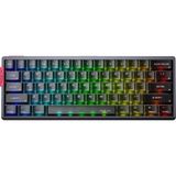 Aula AG60 Pro Alüminyum Manyetik Hall Effect Aether Switch RGB TKL Hot Swap Şeffaf Siyah Gaming Klavye