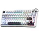 Aula AU75 3 Modlu Rgb Hot Swap Mekanik Tkl Star Vector Switch Kablosuz Makrolu Klavye Lacivert