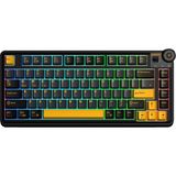 Aula AU75 Siyah 3 Modlu Rgb Hot Swap Mekanik Tkl Seiya Switch Kablosuz Makrolu Klavye