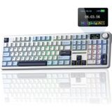 Aula F108 Pro Reaper Switch Kablolu/Kablosuz Mavi Gaming Klavye
