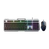 Aula F2023 Gaming Türkçe Q Rainbow Membran 2400DPL Oyuncu Klavye Mouse Set