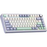 Aula F75 Mekanik Kablosuz TKL Klavye Oyun İçin RGB Aydınlatma ve Reaper Switch Bej