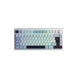 Aula F75 Mekanik RGB TKL GrayWood V4 Switch Kablosuz Makrolu Hot Swap Türkçe Q Klavye Lacivert