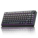 Aula F75 Mekanik RGB TKL Reaper Switch Kablosuz Makrolu Hot Swap Gaming Klavye Gradyan Gri