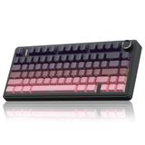 Aula F75 Mekanik Rgb Tkl Reaper Switch Kablosuz Makrolu Hot Swap Klavye Gradyan Pembe