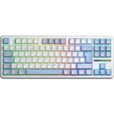 Aula F87 Pro Mekanik TKL Makrolu Hot Swap Türkçe Q Klavye Buz Mavisi Kablosuz Bağlantı ile Ev - Ofis Kullanımına Uygun