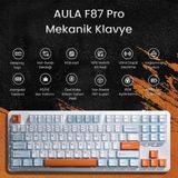 Aula F87 Pro RGB TKL Nimbus V3 Switch Kablolu/Kablosuz Oyuncu Klavyesi