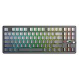Aula F87 Pro V2 Mekanik Rgb Tkl Graywood V4 Switch Kablosuz Makrolu Hot Swap Klavye Gradyan Gri