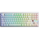 Aula F87 Pro V2 Mekanik Rgb Tkl Star Vector Switch Kablosuz Makrolu Hot Swap Klavye Desenli Beyaz beyaz