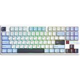 Aula F87 Pro V2 Mekanik Rgb Tkl Star Vector Switch Kablosuz Makrolu Hot Swap Klavye Lacivert lacivert