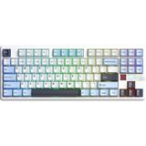 Aula F87 Pro V2 Mekanik Rgb Tkl Star Vector Switch Kablosuz Makrolu Hot Swap Klavye Lacivert
