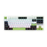 AULA F87 Pro White Green LEOBOG Greywood V4 Switch RGB Kablosuz Hotswap Mekanik Gaming Klavye