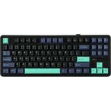 Aula F87 Siyah PRO Mekanik RGB TKL GrayWood V4 Switch Kablosuz Makrolu Hot Swap Klavye