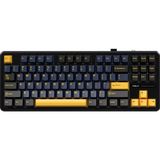 Aula F87 Turuncu Mekanik RGB TKL Graywood V3 Switch Kablosuz Makrolu Hot Swap Klavye