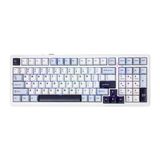 Aula F99 3 Modlu Rgb Hot Swap Mekanik Linear Graywood V3 Switch Kablosuz Makrolu Klavye Lacivert - Açık Mavi