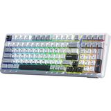 Aula F99 Linear Graywood V3 Switch Hot Swap Rgb Gri Kablosuz Gaming Klavye - Çok Renkli