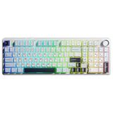 Aula F99 Pro 3 Modlu Mekanik Gaming Kablosuz Klavye RGB Hot Swap Star Vector Switch Makrolu Oyuncu Klavyesi Lacivert