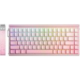 Aula Hero 84 He Manyetik Klavye Rapid Trigger Dragon King Switch 8000Hz Rgb Neon Tkl Hot Swap Oyuncu Klavyesi Pembe