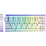 Aula Hero 84 He Manyetik Mekanik Klavye Rapid Trigger 8000hz Rgb Tkl Hot Swap Black King Switch Oyuncu Klavyesi Desenli Beyaz beyaz