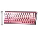 Aula HERO Pembe 68 He Manyetik Klavye Rapid Trigger Black King Switch 8000Hz Rgb Neon Tkl Hot Swap Oyuncu Klavyesi
