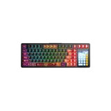 Aula L99 4" Akıllı Dokunmatik Ekranlı 3 Modlu RGB Hot Swap Caramel Latte Switch Mekanik Kablosuz Oyuncu Klavyesi Kırmızı