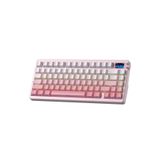 Aula Nova75 Mekanik RGB Klavye TKL Strawberry Mint Switch Tri Mode Kablosuz Makrolu Hot Swap Gaming