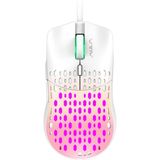 Aula S11 Pro 3600 DPI RGB Optik Pembe Gaming Mouse