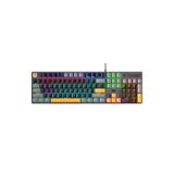Aula S500 Blue Switch RGB Makrolu Kablolu Sarı Gaming Klavye