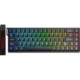 Aula WIN68 He Manyetik Klavye Kablolu Rapid Trigger Graywood Swtich 8000Hz Rgb Tkl Hot Swap Oyun İçin Mekanik Tuş Formu - Siyah