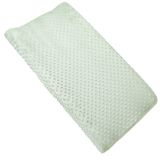 Aullar Katı Değişen Masa Pedi Örtüsü Beşik Levha, 32"/34" x 16" Konturlu Bebek Bezi Değiştirme Pedi, Ultra Yumuşak Rahat Minky Nokta Peluş Değişen Masa Örtüleri, Nefes Alabilir Silinebilir Çıkarılabilir (Yeşil)