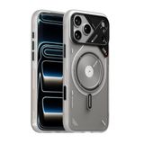 Aulumu A17 iPhone 17 Pro için Manyetik Termal Kılıf | CoolHyper | Kamera Kontrollü | IMD Teknolojisi | Magsafe ile Uyumlu | Dokunmatik Şeffaf Beyaz