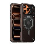 Aulumu A17 iPhone 17 Pro Max Manyetik Termal Kılıf | CoolHyper | Kamera Kontrollü | IMD Teknolojisi | Magsafe ile Uyumlu | Dokunmatik Şeffaf Gri