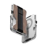 Aulumu G03 Erkek Cüzdan Deri Metal Kart Kılıfı • MagSafe ile Uyumlu • Çok Fonksiyonlu • Cep Telefonu Standı/Tutacağı • Şişe Açacağı • RFID Koruyucu Kartlar