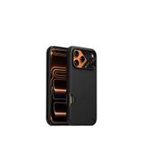 Aulumu İphone 17 Pro Max Siyah Slim Darbeye Dayanıklı Kamera Kontrol Kapaklı Magsafe Telefon Kılıfı
