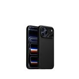 Aulumu Iphone 17 Pro Siyah Isı Göstergeli Soğutmalı Vegan Deri Magsafe Uyumlu Telefon Kılıfı