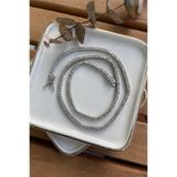 AURA ATELIER Döküm Su Yolu Kolye 1mm (40CM) DÖNME YAPMAZ KUYUMCU İŞÇİLİĞİ