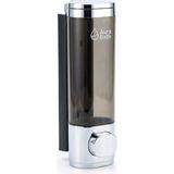 Aura Bath Mutfak ve Banyo Için Duvara Monte Pratik Sıvı Sabun ve Şampuan Dispenseri - Lüks Tasarım - 300ML - Gümüş