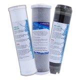 Aura Cebilon Açık Kasa Su ArıtmaUyumlu 5'li Lüx 10" Filtre Seti 80GPD Lg Membranlı (Yeşil)