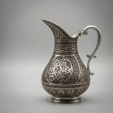 Aura Copper Ağır El Işlemesi Ördek Bakır Sürahi 1.2mm Kalın Saf Bakır 2 Lt - 24 cm Rose/ Gümüş Bakır Renk - Mat Siyah - 2000 ml