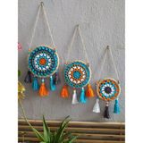 Aura Design Dekoratif Balkon Bahçe Duvar Süsü Modeli3 Lüset - Karışık Renkli