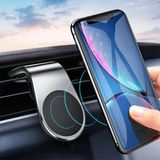 Aura Ev Mağazası Araba Klimasına Takılan Mandallı Mıknatıslı Telefon Tutucu