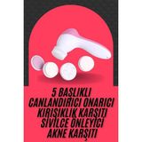 Aura Ev Mağazası Cilt Temizleme ve Masaj Aleti 5 Başlıklı Akne ve Sivilce Önleyici