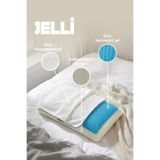 Aura Home Pillow Terletmeyen Ortopedik Yastık Serinleten Visco Yastık Jelli Yastık Visko Yastık 60x40x15cm
