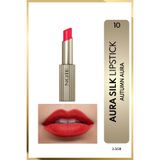 Aura Silk Lipstick 10 Timeless Red Kremsi Yarı Parlak Ruj - Kırmızı