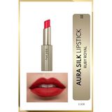 Aura Silk Lipstick 11 Ruby Royal Kremsi Yarı Parlak Ruj - Kırmızı