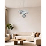 Auraa Aydınlatma Kaos Küçük Modern Ledli Avize Çizgili 3 Renk Power Ledli Krom Kaplama Çoçuk Odası Yatak Odası Mutfak - 1